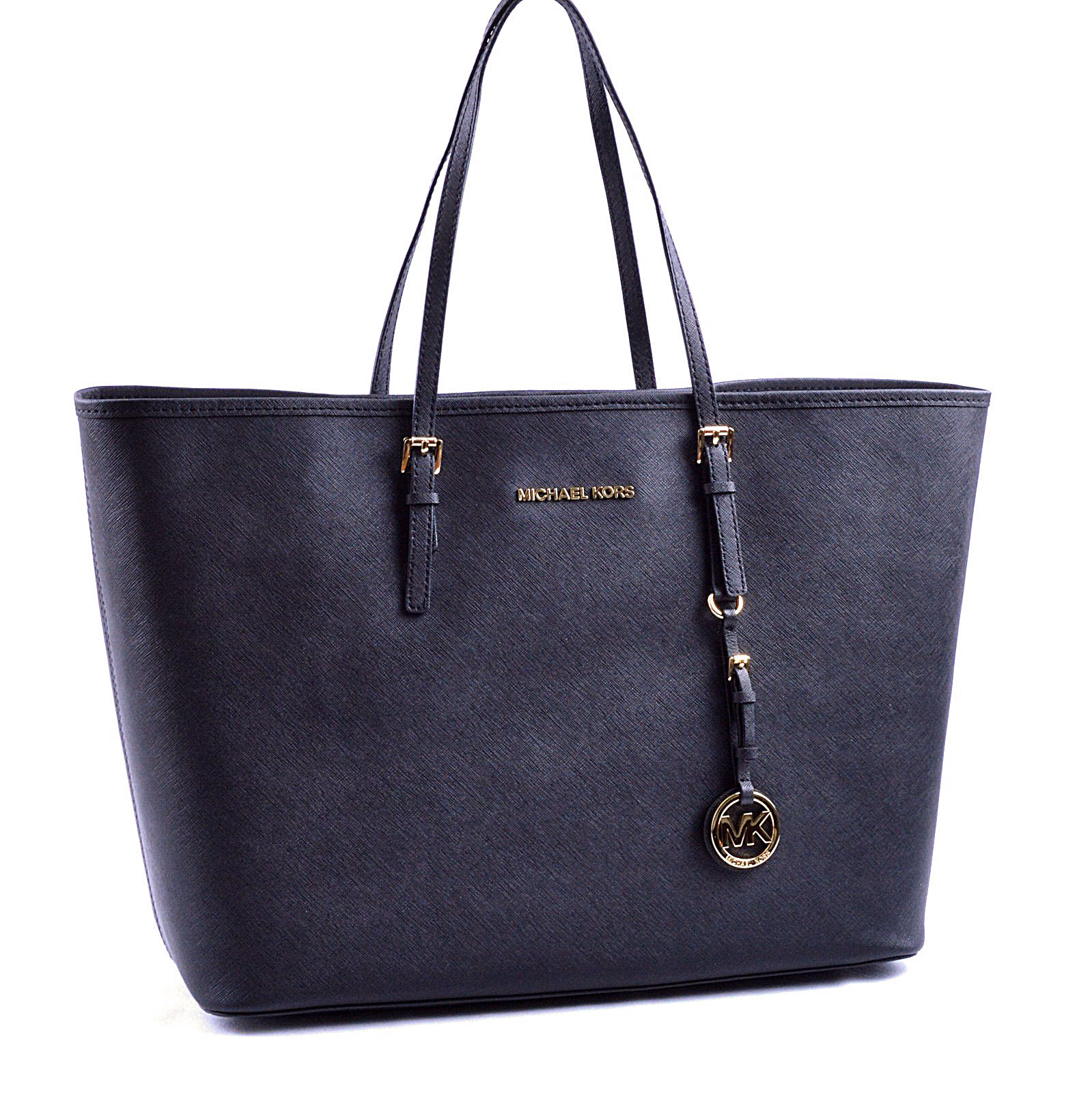 Michael Kors - Authenticated Jet Set Handbag - Leather Brown for Women, Good Condition